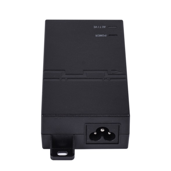 Inyector POE 10/100/1000 802.3at. 53V, 30W, 0.5A