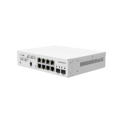 Cloud Smart Switch con x8 puertos Gb, x2 SFP+ (10Gb), SwitchOS