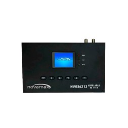 Modulador HD TWIN UHF/VHF 85dB, 70-100dBuV, MER: &amp;gt36dB. Pantalla LCD y Mini USB