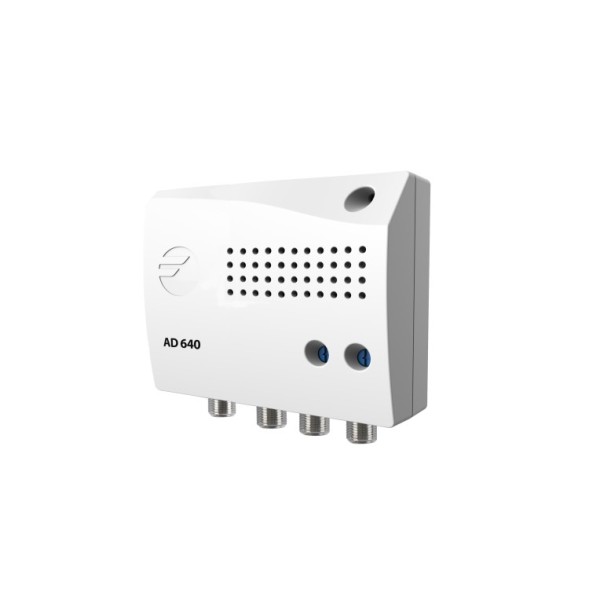 Amplificador de Interior 5G, VHF/ UHF 18dB, 100 dBuV. 4 salidas