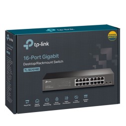 Switch EasySmart de 16 puertos Gigabit, caja de metal. Para sobremesa